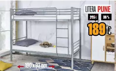 Oferta de Litera Pune por 189€ en Hipo Gegant