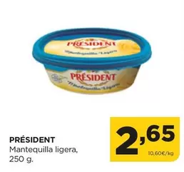 Oferta de Président - Mantequilla Ligera por 2,65€ en Alimerka