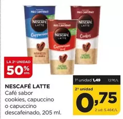 Oferta de Nescafé - Latte por 0,75€ en Alimerka