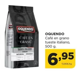 Oferta de Oquendo - Café En Grano Tueste Italiano por 6,95€ en Alimerka