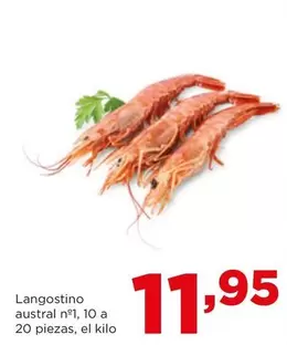 Oferta de Austral - Langostino  Noi por 11,95€ en Alimerka