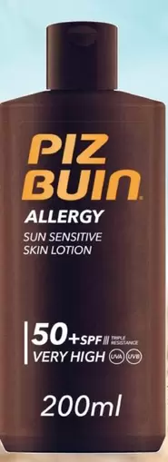 Oferta de Piz Buin - Locion Solar Para Pieles Sensibles por 16,95€ en E.Leclerc