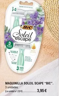 Oferta de BIC - Maquinilla Soleil  por 3,95€ en E.Leclerc