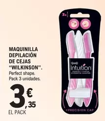 Oferta de Wilkinson - Maquinilla Depilación De Cejas por 3,35€ en E.Leclerc