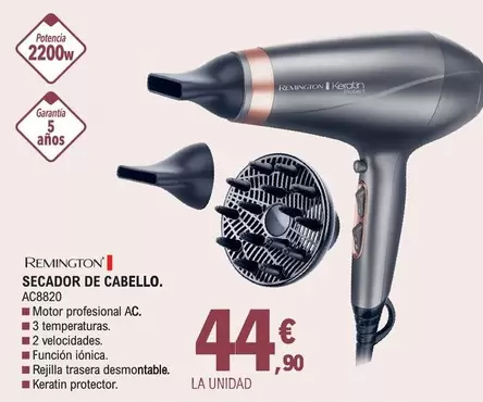 Oferta de Remington - Secador De Cabello por 44,9€ en E.Leclerc
