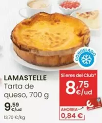 Oferta de Lamastelle -  Tarta De Queso por 9,59€ en Eroski