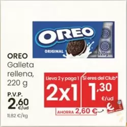 Oferta de Oreo - Galleta Rellena por 2,6€ en Eroski