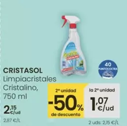 Oferta de Cristasol - Limpiacristales Cristalino por 2,15€ en Eroski