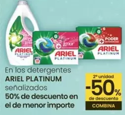 Oferta de Ariel - En Los Detergentes Platinum en Eroski