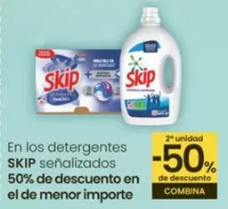 Oferta de Skip - En Los Detergentes Senalizados en Eroski