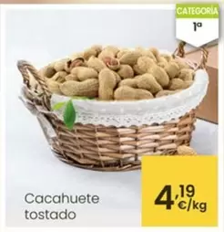 Oferta de Cacahuete Tostado por 4,19€ en Eroski