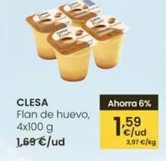 Oferta de Clesa - Flan De Huevo por 1,59€ en Eroski