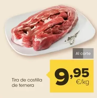 Oferta de Tira De Costilla De Ternera por 9,95€ en Autoservicios Familia