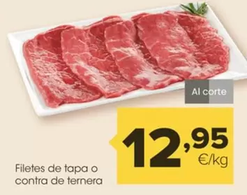 Oferta de Filetes De Tapa O Contra De Ternera por 12,95€ en Autoservicios Familia