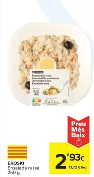 Oferta de Eroski - Ensalada Russa por 2,93€ en Caprabo
