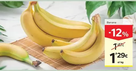 Oferta de Banana por 1,29€ en Caprabo