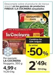 Oferta de La Cocinera - Nuggets por 4,99€ en Caprabo