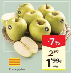 Oferta de Poma Golden por 1,99€ en Caprabo