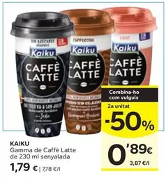 Oferta de Kaiku - Gamma De Caffè Latte por 1,79€ en Caprabo
