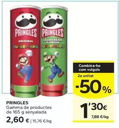 Oferta de Pringles - Gamma De Productes  por 2,6€ en Caprabo
