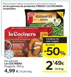 Oferta de La Cocinera - Nuggets por 4,99€ en Caprabo