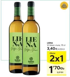 Oferta de Liena - Vi Blanc Viura por 3,4€ en Caprabo