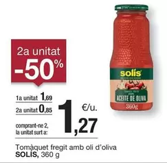 Oferta de Solís - Tomàquet Fregit Amb Oli D'oliva por 1,69€ en BonpreuEsclat