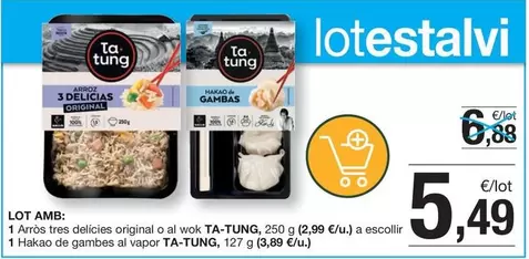 Oferta de Delicias - 1 Hariko De Gambas por 5,49€ en BonpreuEsclat