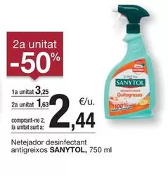 Oferta de Sanytol - Netejador Desinfectant Antigreixos por 3,25€ en BonpreuEsclat