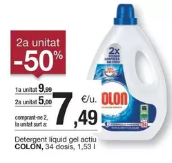 Oferta de Colon - Detergent Líquid Gel Activ por 9,99€ en BonpreuEsclat