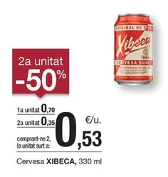 Oferta de Xibeca - Cervesa por 0,7€ en BonpreuEsclat