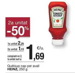 Oferta de Heinz - Quètxup Cap Per Avall por 2,25€ en BonpreuEsclat