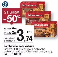 Oferta de La Cocinera - Fingers O Nuggets Amb Salsa Barbacoa por 4,99€ en BonpreuEsclat