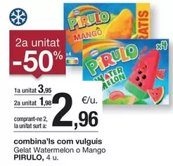 Oferta de Pirulo - Gelat Watermelon O Mango por 3,95€ en BonpreuEsclat