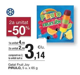 Oferta de Pirulo - Gelat Fruit Joy por 4,19€ en BonpreuEsclat