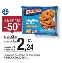 Oferta de Pescanova - Cuixetes De Cranc Sense Pinca por 2,99€ en BonpreuEsclat