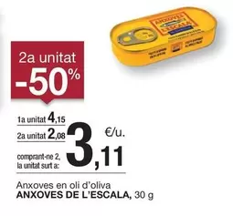 Oferta de OLI - Anxoves En Oli D'oliva por 4,15€ en BonpreuEsclat