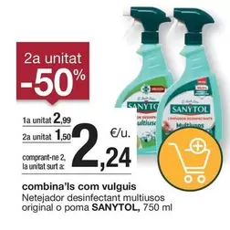 Oferta de Sanytol - Netejador Desinfectant Multiusos Original O Poma por 2,99€ en BonpreuEsclat