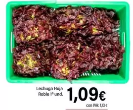 Oferta de Lechuga Hoja Roble por 1,09€ en Cash Ifa