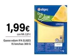 Oferta de Ifa Eliges - Queso Edam por 1,99€ en Cash Ifa