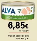 Oferta de Alva - Atún En Aceite De Oliva por 6,85€ en Cash Ifa