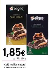 Oferta de Ifa Eliges - Café Molido Natural por 1,85€ en Cash Ifa