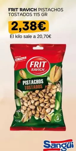 Oferta de Frit Ravich - Pistachos Tostados por 2,38€ en Sangüi