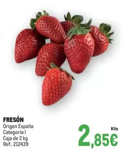 Oferta de Origen - Fresón por 2,85€ en Makro