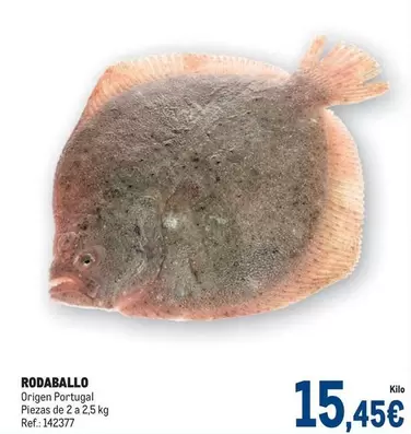 Oferta de Origen - Rodaballo por 15,45€ en Makro