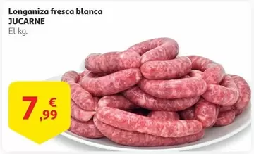 Oferta de Jucarne - Longaniza fresca blanca por 7,99€ en Alcampo