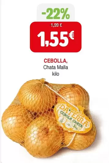 Oferta de Cebolla por 1,55€ en Masymas
