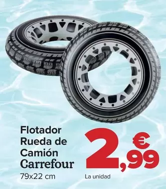 Oferta de Carrefour - Flotador Rueda De Camión por 2,99€ en Carrefour