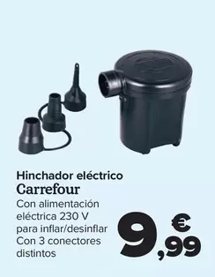 Oferta de Carrefour - Hinchador Eléctrico por 9,99€ en Carrefour