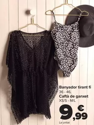 Oferta de Bañador Tirante Fino, Caftán Crochet por 9,99€ en Carrefour
